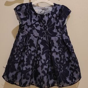 Pippa & Julie Navy Floral Kids Dress